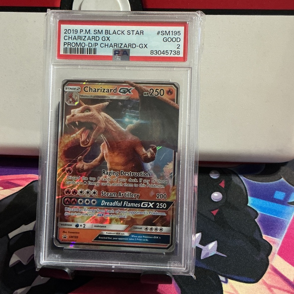 Charizard GX Black Star Promo Card - Dynamic Orange and Black